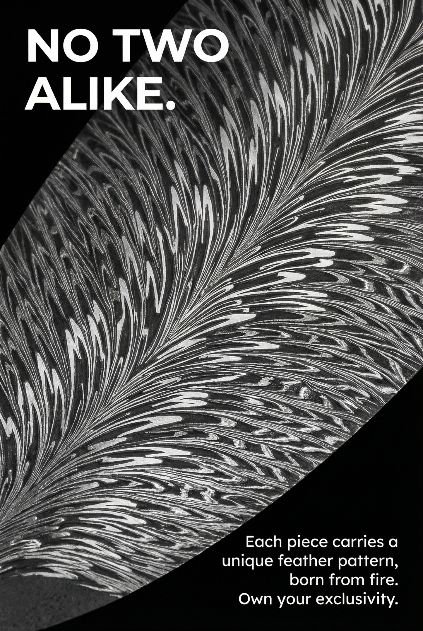 "Feathered Guardian" Damascus Steel Shield Pendant |Bang In Forge