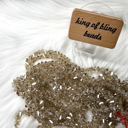 7mm yellow stone bead