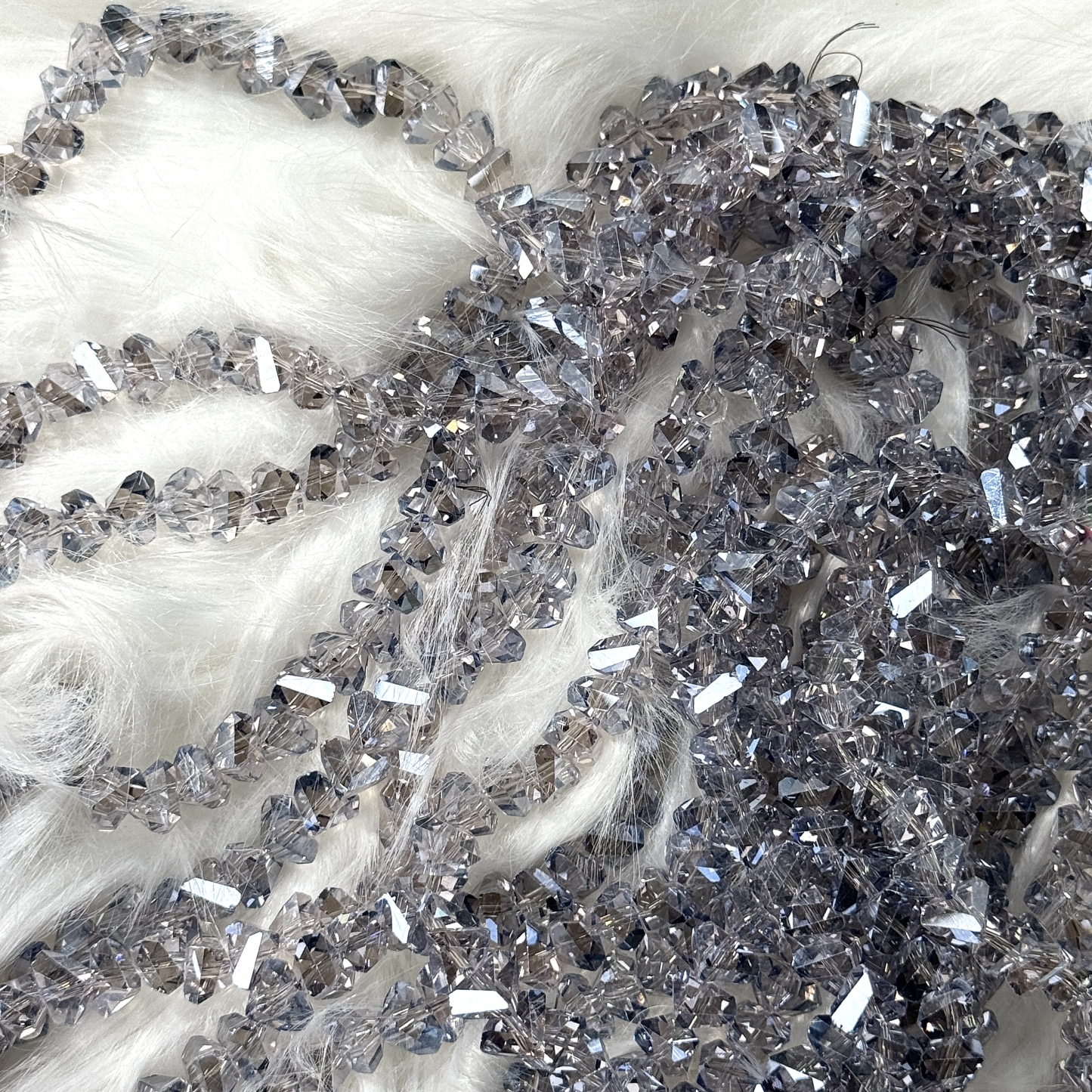 9mm purple stone bead