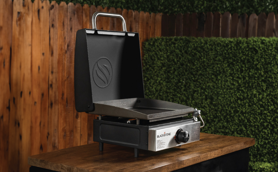 1514 17 inch griddle with hood