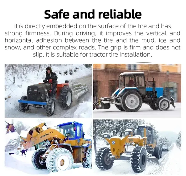 1910 heavy duty tractor studs for safe and reliable snow operation