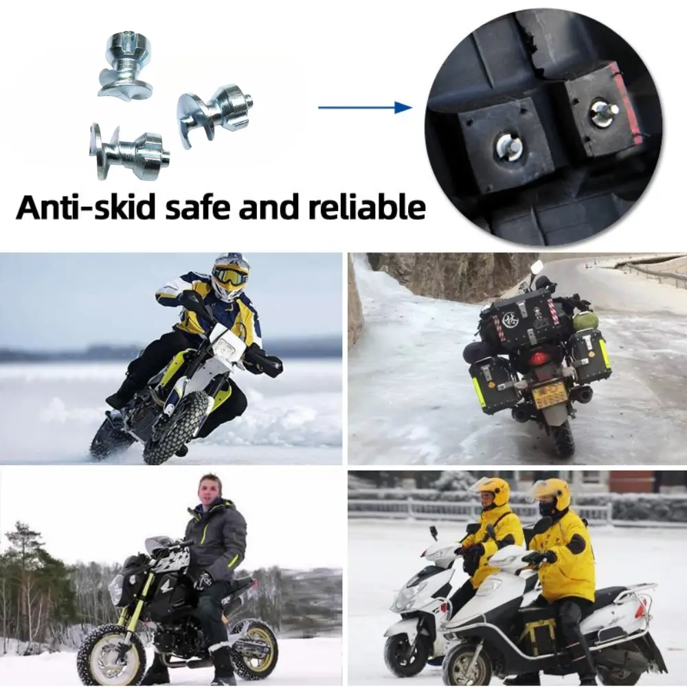 Model 120 Motorcycle Tire Studs for Winter Road Safety