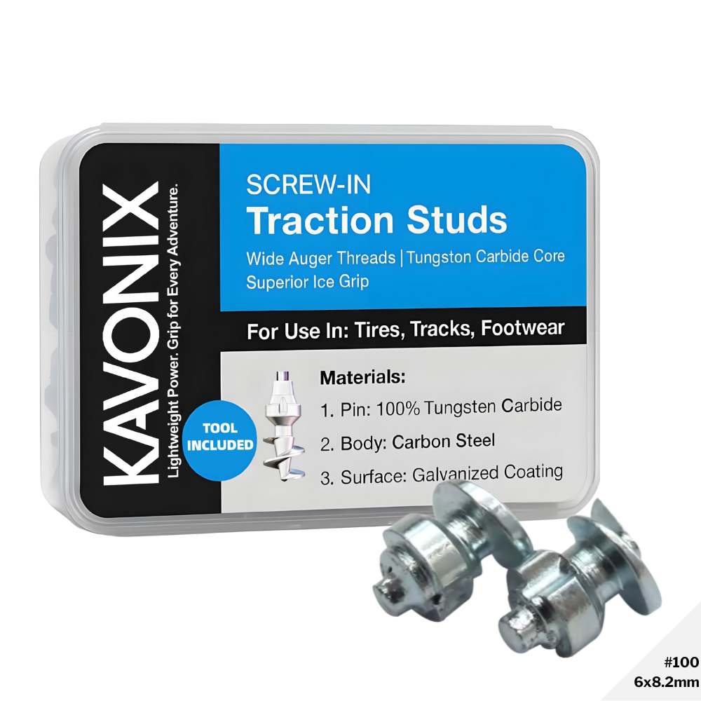 Model 100 Fat Bike Tire Studs – Ride Snow Trails with Grip