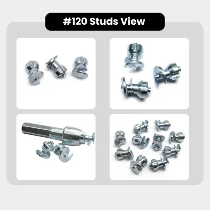 Model 120 Motorcycle Tire Studs for Winter Road Safety