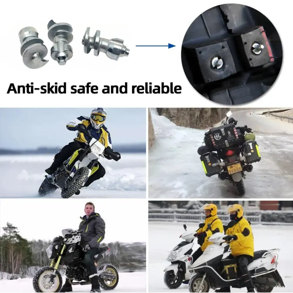 Model 140 Winter Tyre Studs for Motorcycles – Ride Safe on Snow & Ice