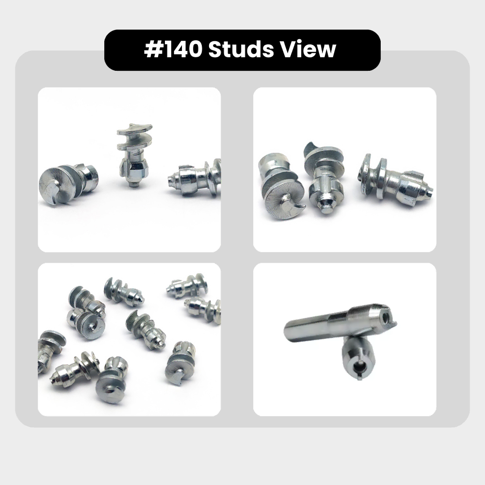 Model 140 Winter Tyre Studs for Motorcycles – Ride Safe on Snow & Ice