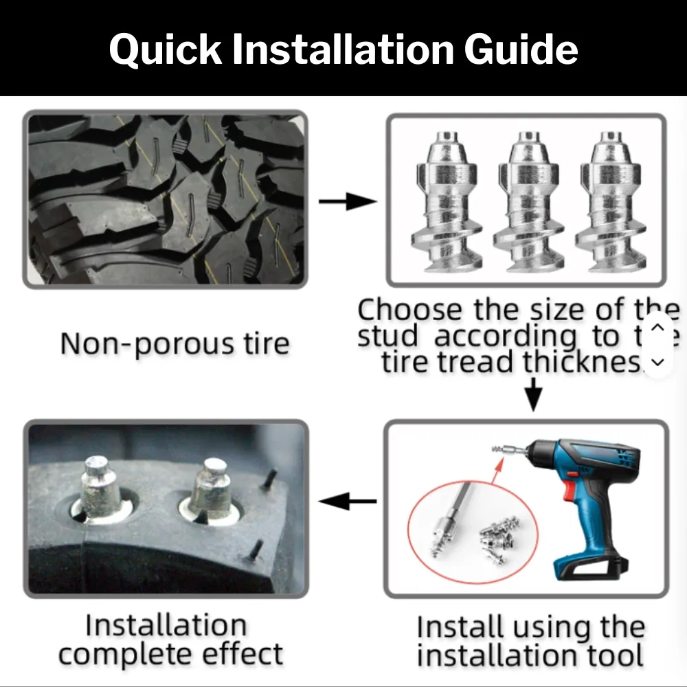 How to install Snowmobile Track Studs 1610 on snowmobile tracks