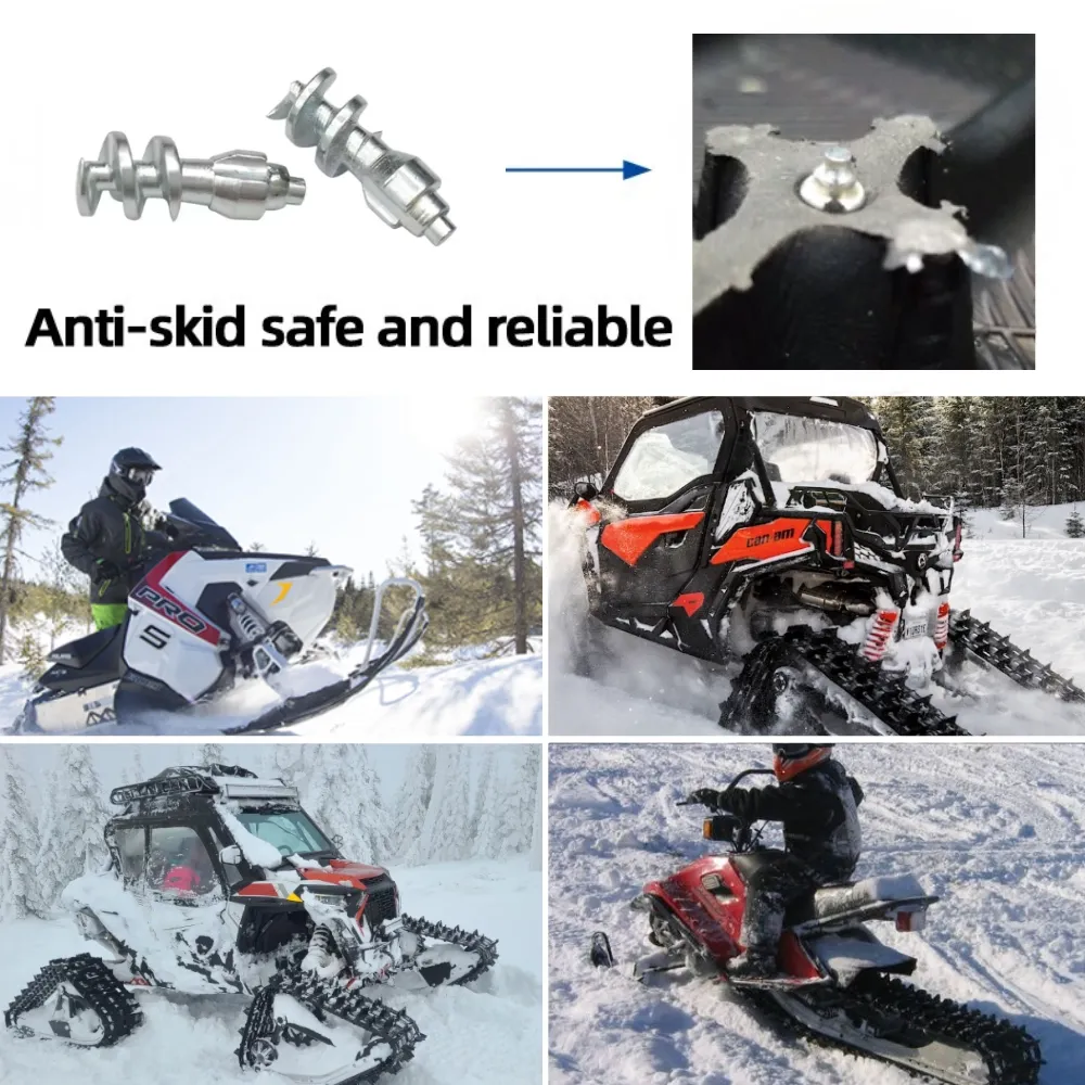 Snowmobile Track Studs 1610 anti-skid carbide studs for ice and hard snow