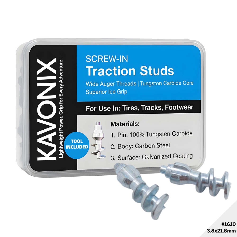 Snowmobile Track Studs -Model 1610 High-Wear Carbide Studs