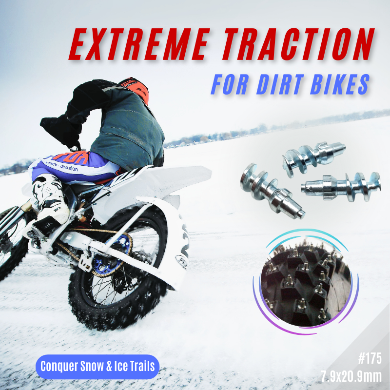 Model 175 anti-slip studs for off-road vehicle tires