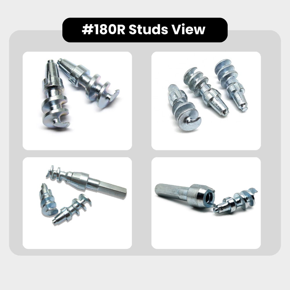Model 180R Dirt Bike Tire Studs – Tough Carbide Grip
