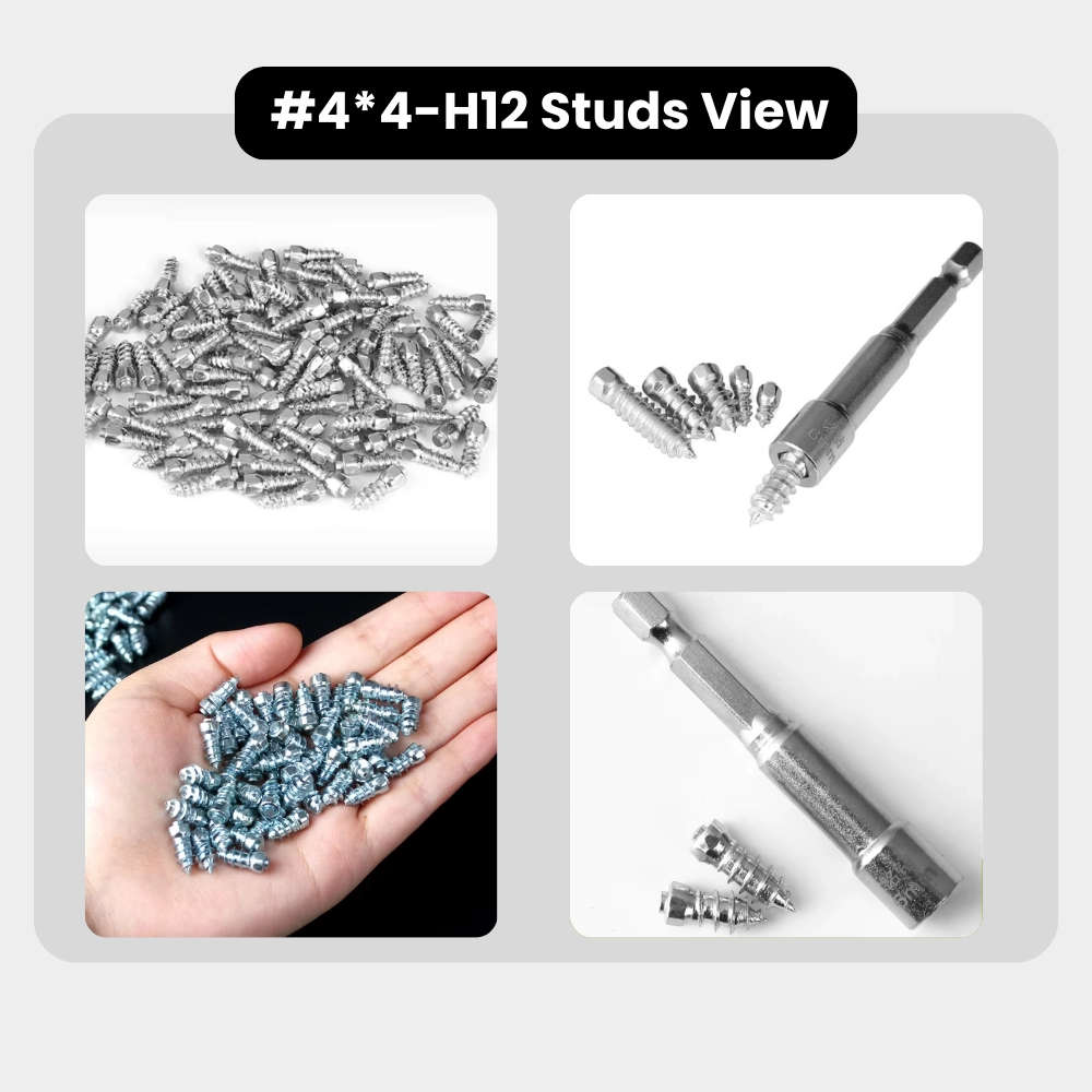 Model 4×4-H12 Screw Tire Studs 