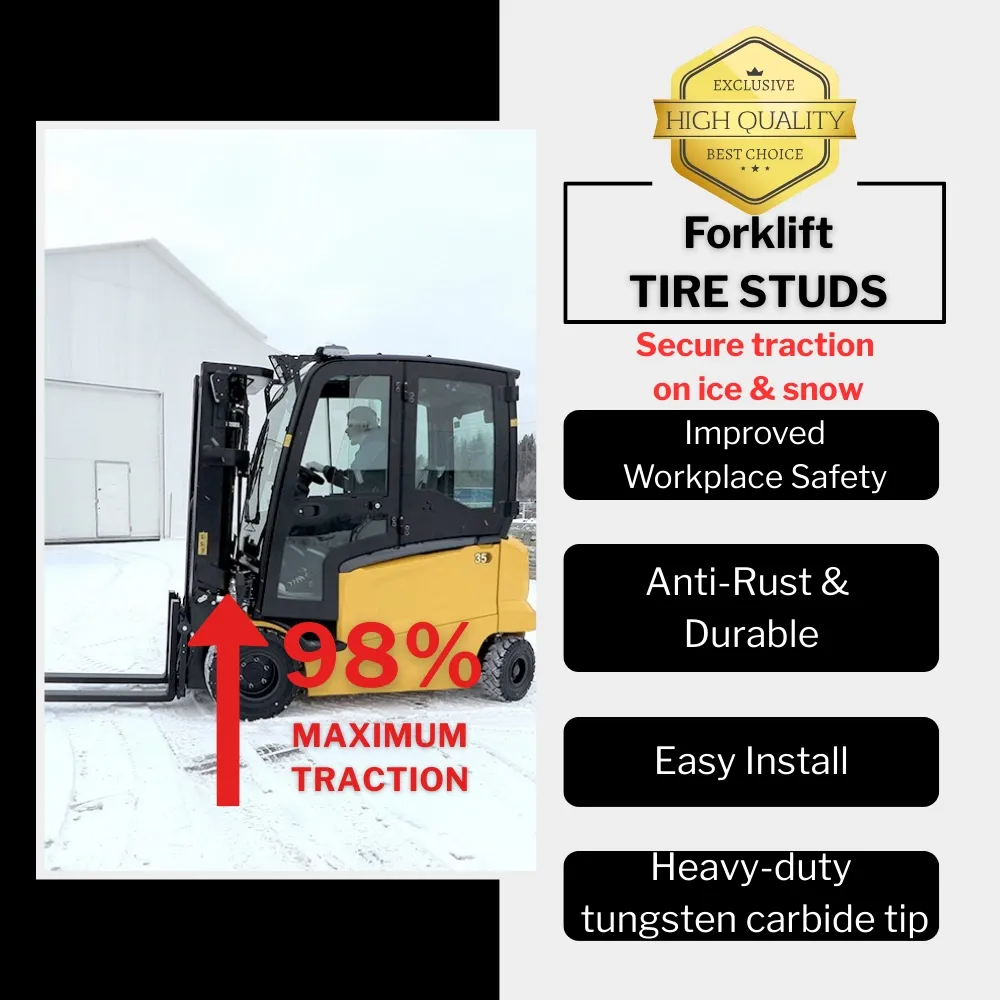 Model 150 Forklift Tire Studs for Ice and Snow Traction