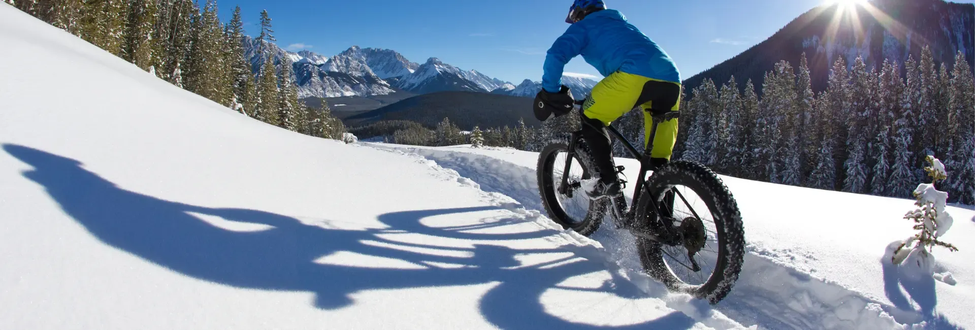 Winter fat bike studs ensuring grip on ice and snow roads