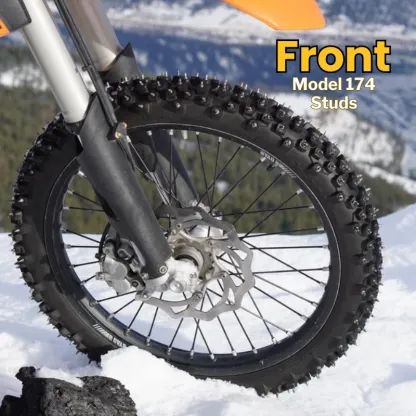 Model 174 Front Dirt Bike Tire Studs –  Traction on Ice & Mud