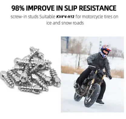 Safe ride with anti-slip screw tire studs for Dirt Bike
