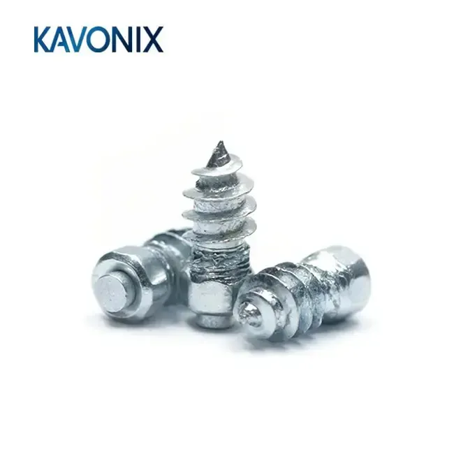 Kavonix 6×15mm Screw-In Tyre Studs for Motorcycle