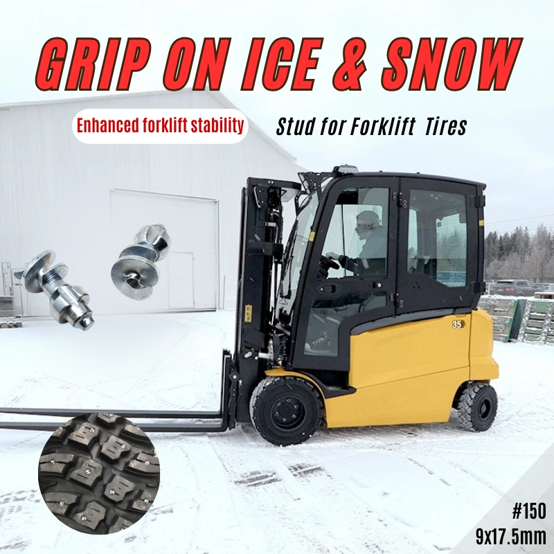 Model 150 Forklift Tire Studs for Ice and Snow Traction