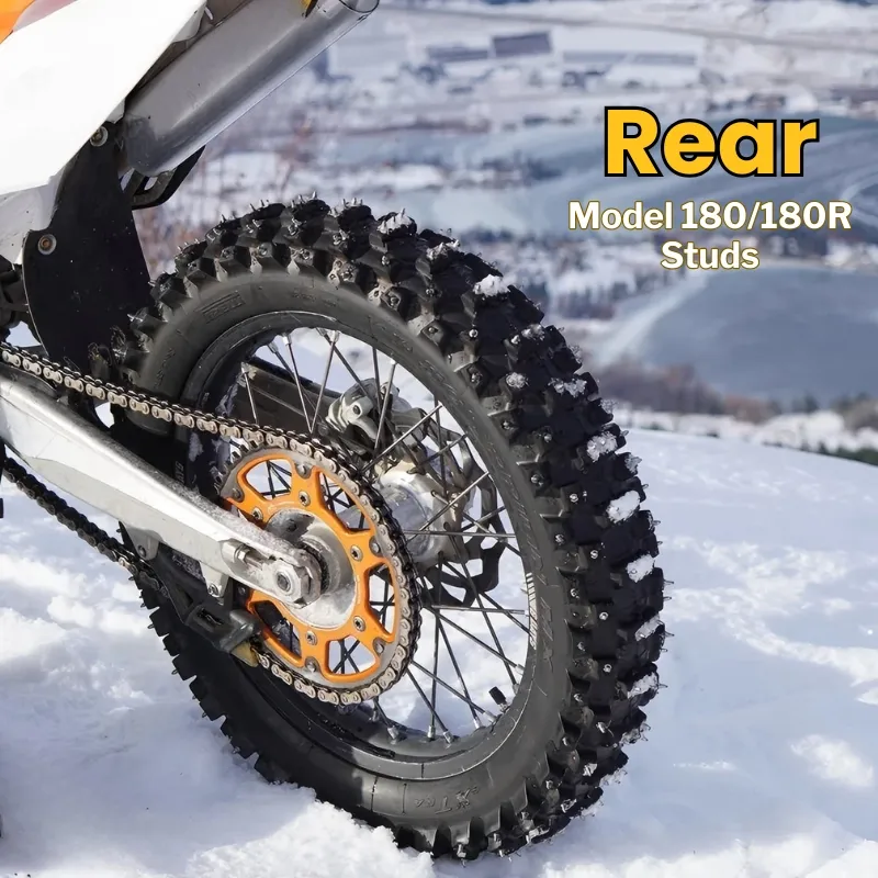 Model 180R Dirt Bike Tire Studs – Tough Carbide Grip