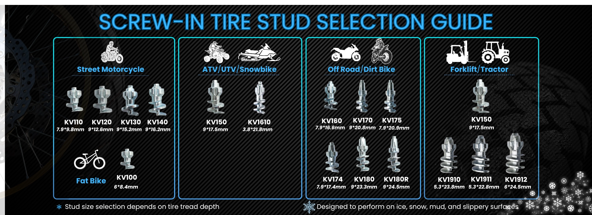 The Ultimate Guide to Winter Tire Studs: Enhancing Safety on Ice and Snow-Kavonix