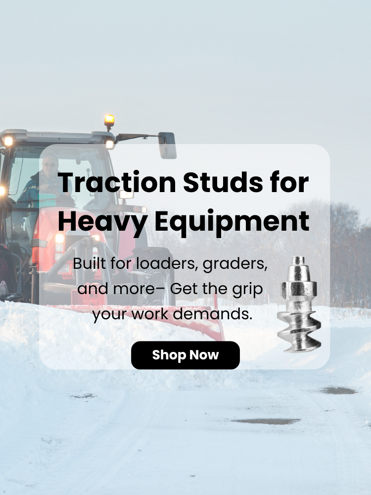 Traction Studs for Heavy Equipment