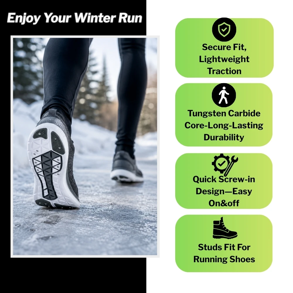 Model 100 Ice Spikes for Running Shoes