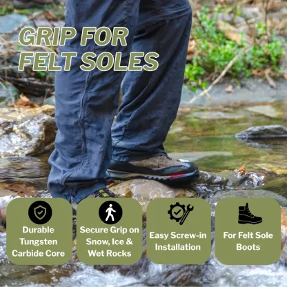 Model 110 Carbide Studs for Felt Sole Wading Boots