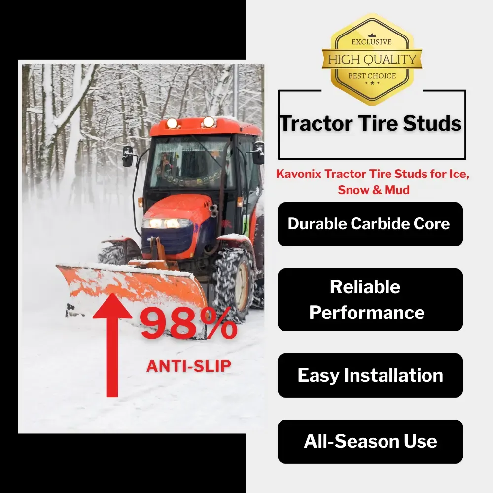 1910 tractor studs ensuring reliable winter traction for tractors