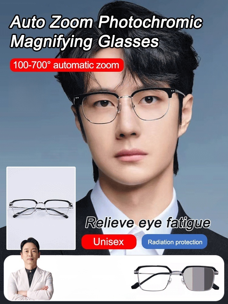Myopia+Farsightedness+Presbyopia Glasses+Sunglasses！