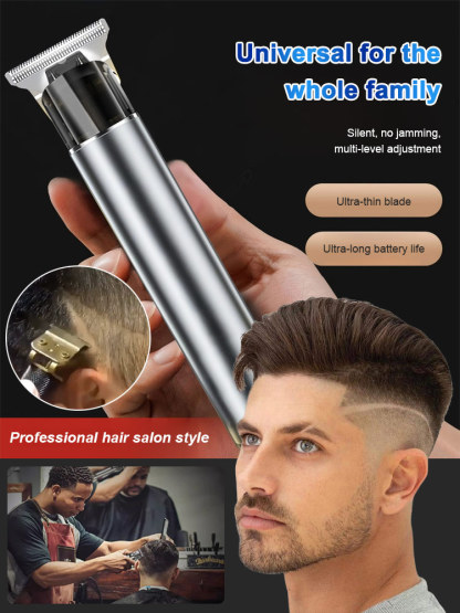 Titanium alloy blades, 1-minute quick haircut, 3-second shave