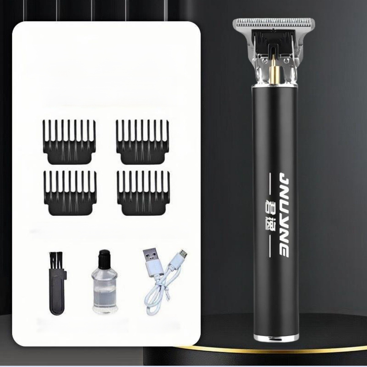 Titanium alloy blades, 1-minute quick haircut, 3-second shave