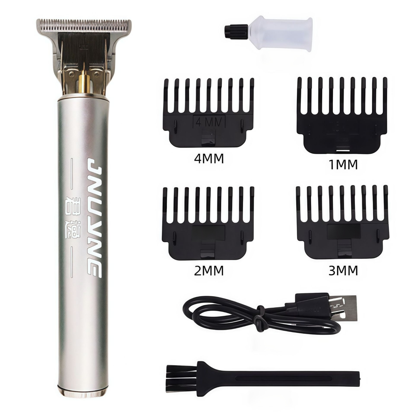 Titanium alloy blades, 1-minute quick haircut, 3-second shave