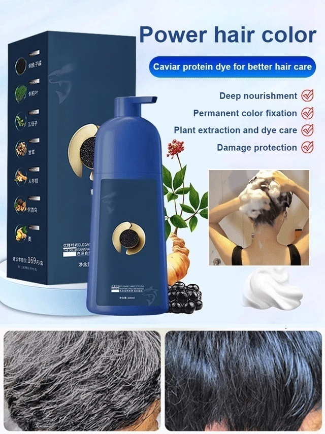 【TikTok Best-Seller】ZhiHuaShi Caviar Protein Hair Dye