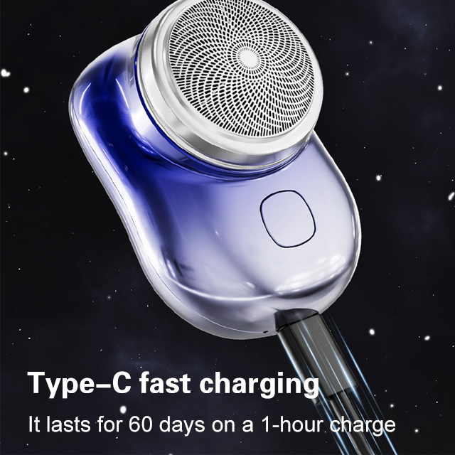 Waterproof portable electric shaver