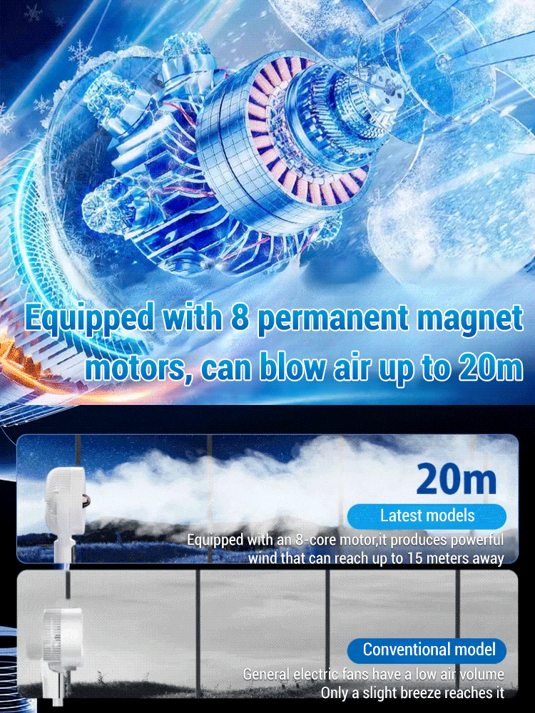 1 second cooling 20 degrees, silent cooling