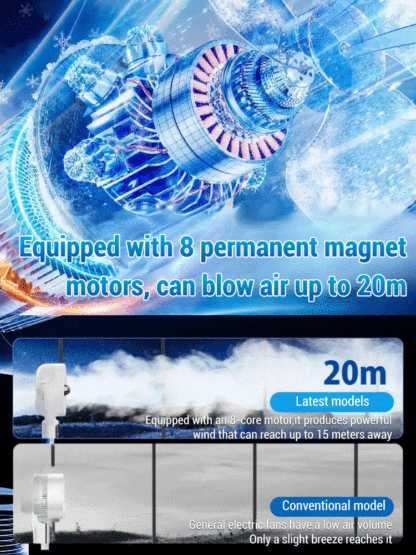 1 second cooling 20 degrees, silent cooling 
