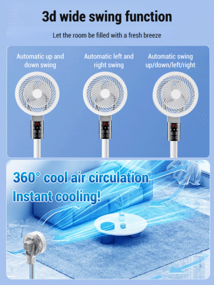1 second cooling 20 degrees, silent cooling 