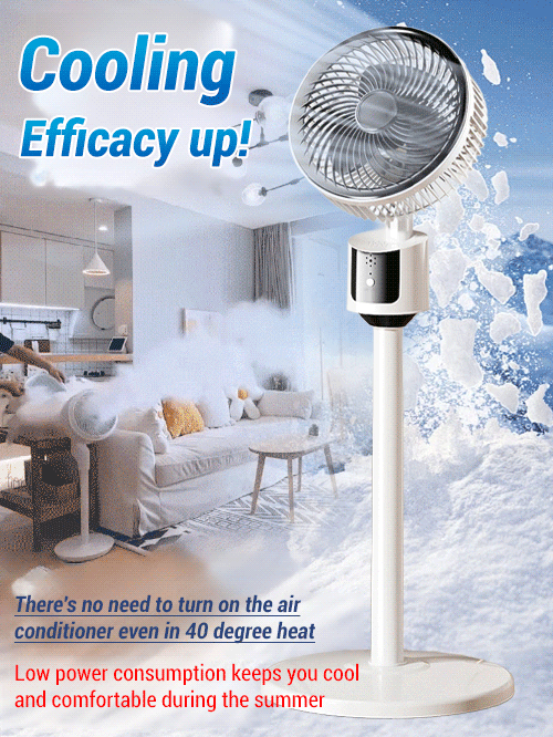 【100% cool and energy-saving】❄️🍃Ultra-quiet and energy-saving cool air conditioner fan