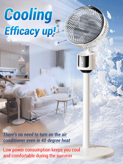 【100% cool and energy-saving】❄️🍃Ultra-quiet and energy-saving cool air conditioner fan