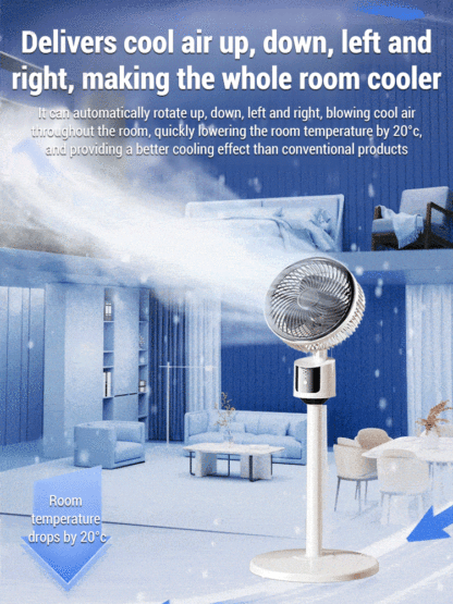 【100% cool and energy-saving】❄️🍃Ultra-quiet and energy-saving cool air conditioner fan