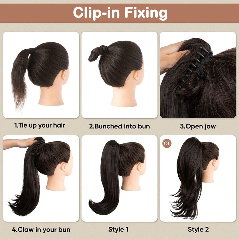 ⏰Last Day Hot Sale–50% Off⌛💜Curly Hair Extension with Ponytail🔥