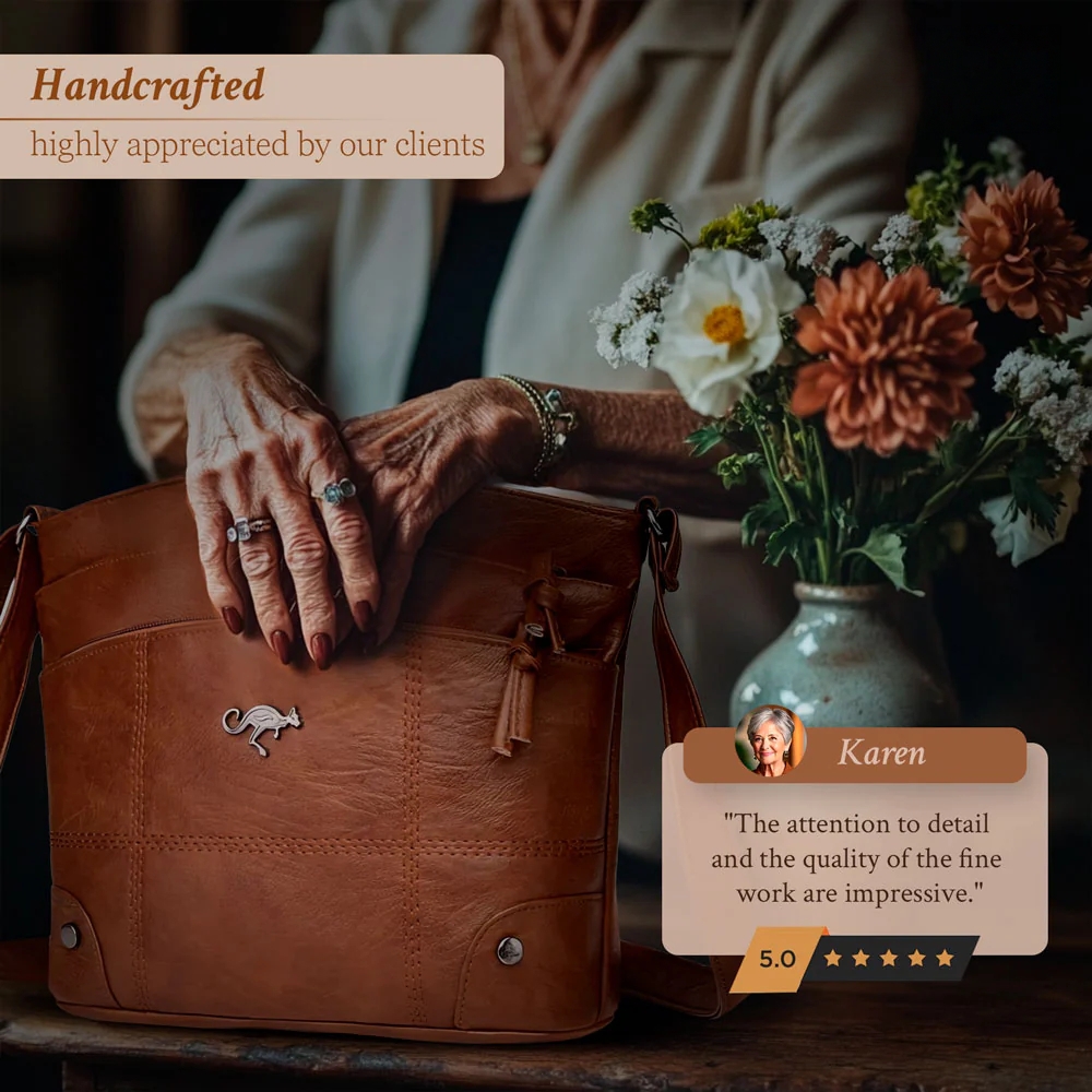 Women's Calfskin Leather Shoulder Bag