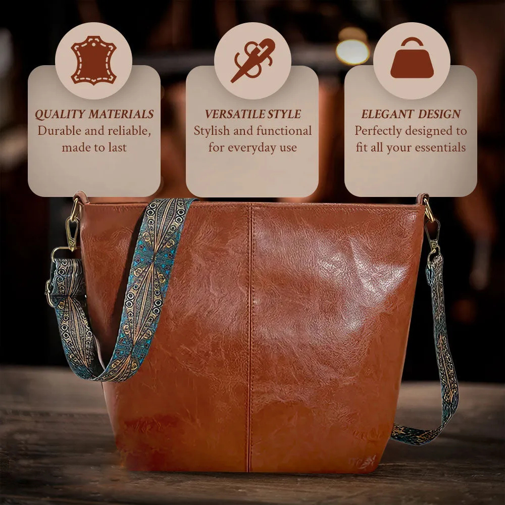 Women's Calfskin Leather Shoulder Bag