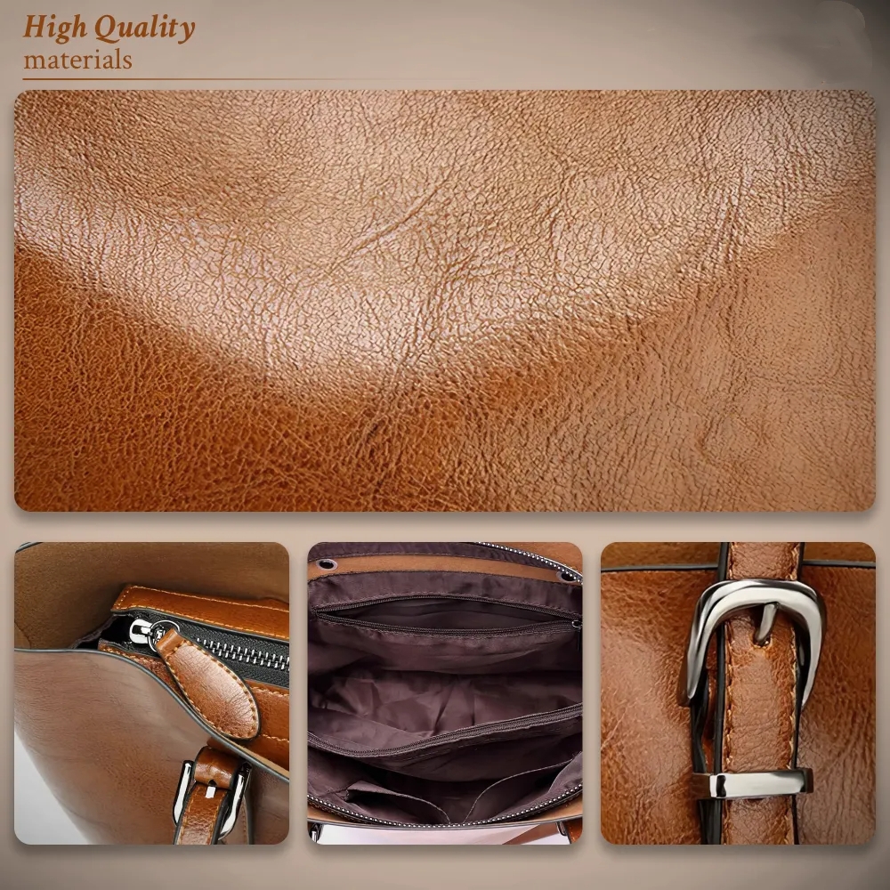 Women's Calfskin Leather Shoulder Bag
