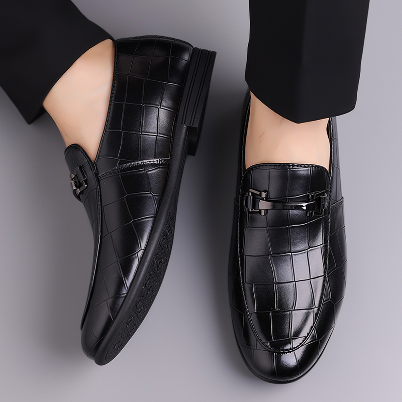 Men's Fashion Calfskin Leather Shoes