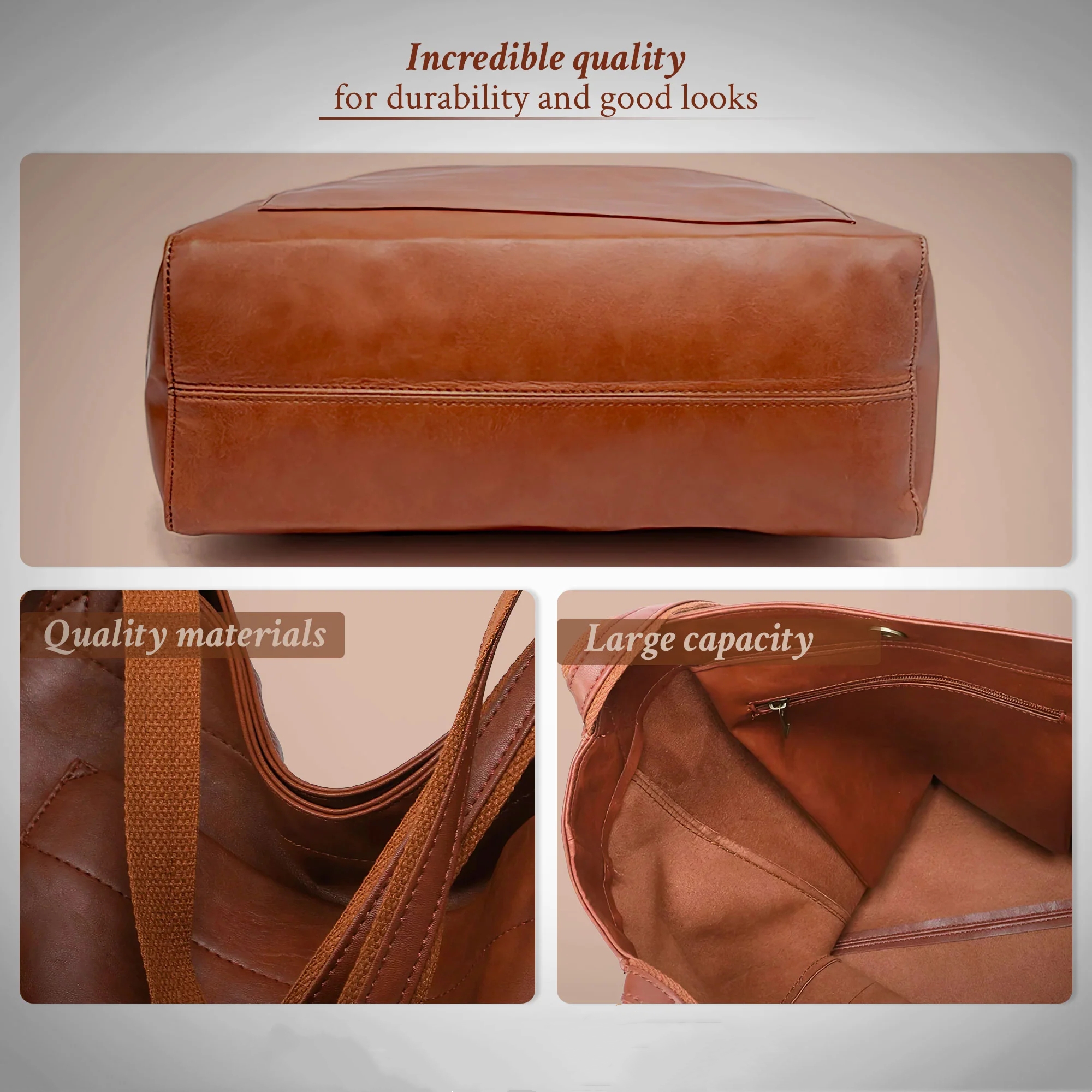 Women's Fashion Calfskin Leather Bag