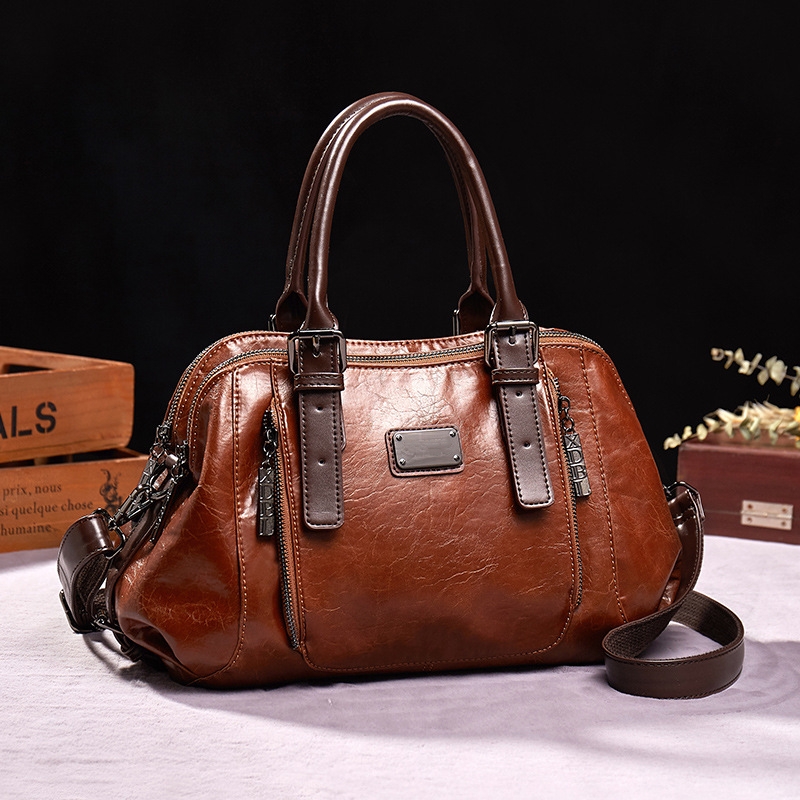 Women's Calfskin Leather Shoulder Bag