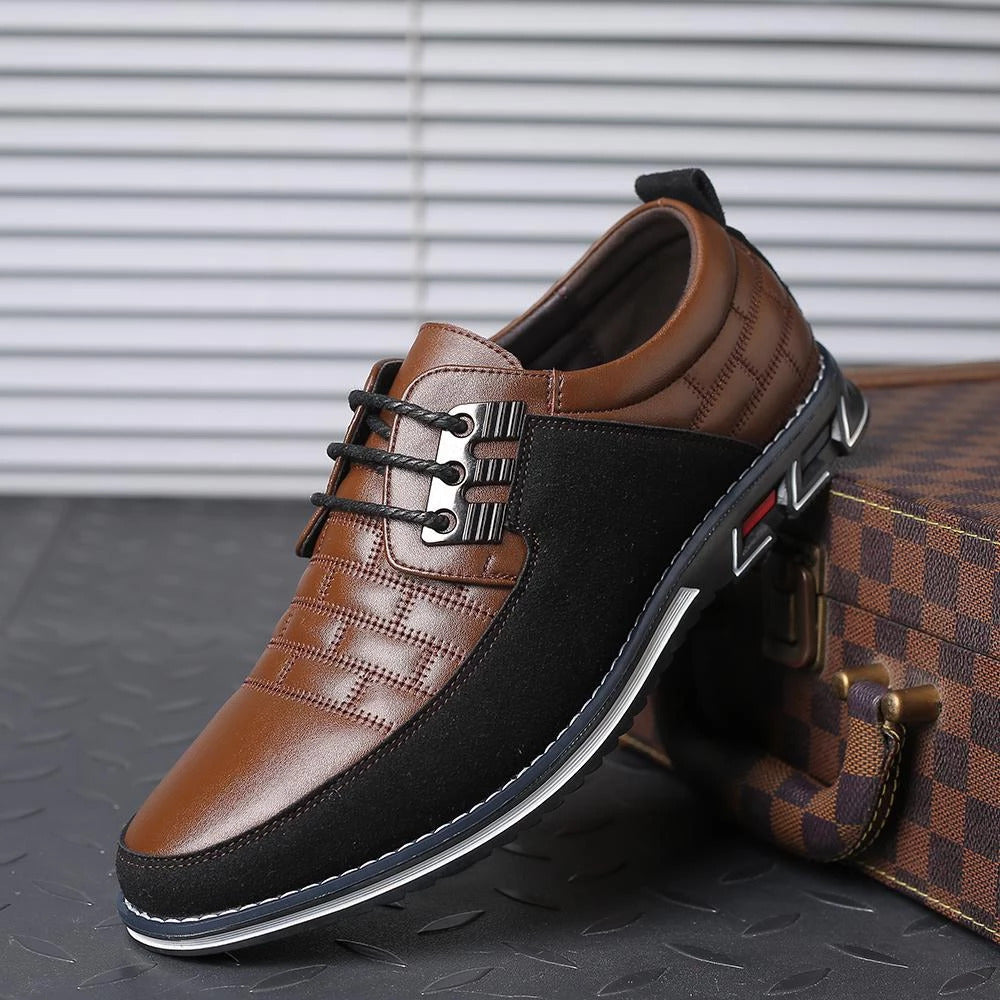 Men's Fashion Calfskin Leather Shoes