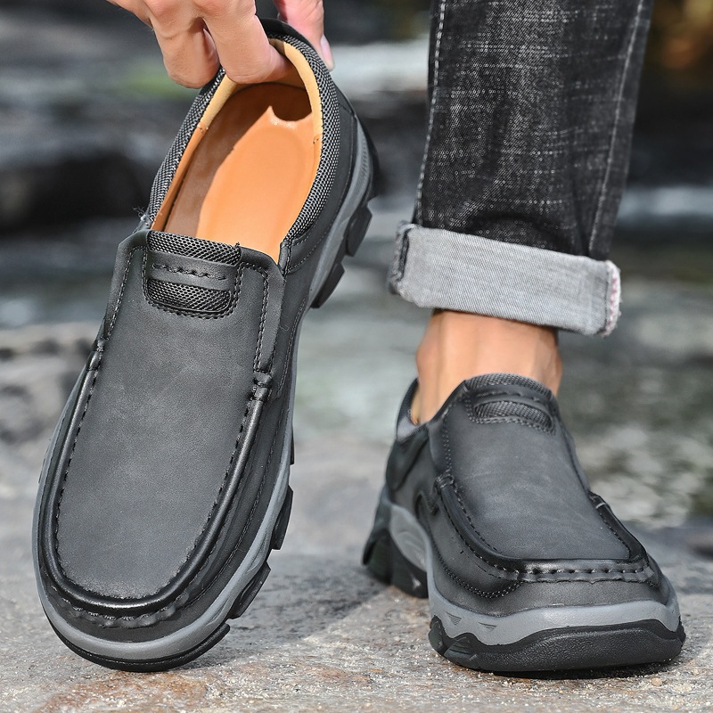 Men's Fashion Calfskin Leather Shoes