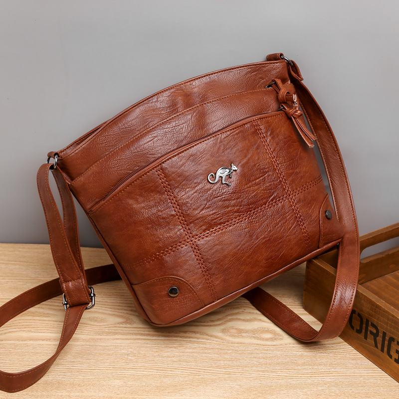 Women's Calfskin Leather Shoulder Bag